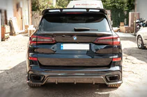 BMW X5 G05 2019–2026 Front Lip Spoiler V1 (Real Carbon) photo 2