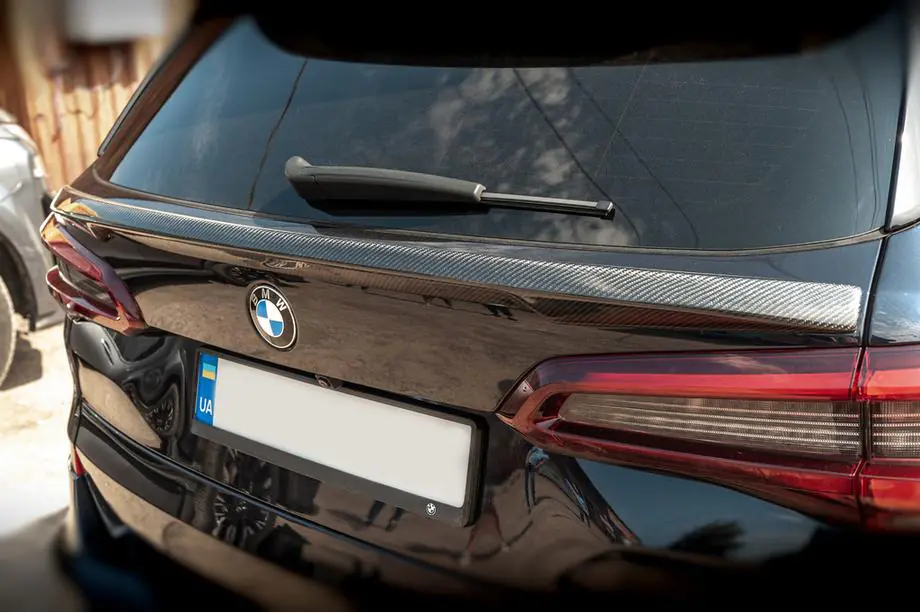 BMW X5 G05 2019–2026 Front Lip Spoiler V1 (Real Carbon) Image