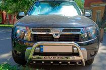 Renault Duster 2008–2017 Bull Bar with Inscription WT004 (Stainless Steel) photo 5