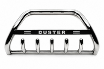 Dacia Duster 2008-2018 Bull Bar with Inscription WT004 (Stainless Steel) photo 2
