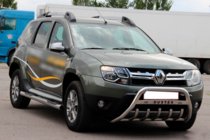 Renault Duster 2008–2017 Side tubes with inserts (2 pcs, stainless steel) photo 2
