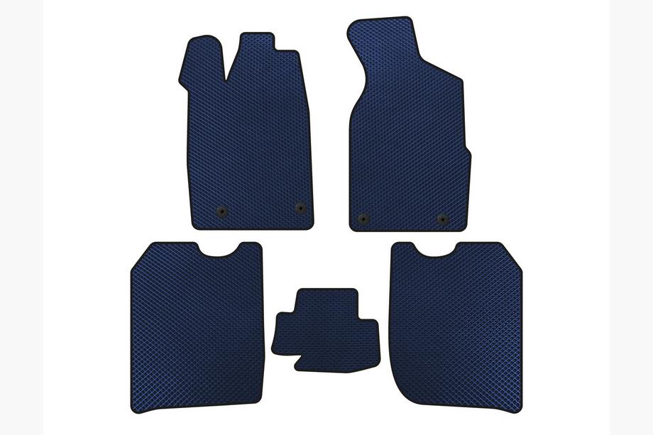 Audi 100 C3 1988-1991 EVA floor mats (1982-1988, Sedan, Blue) Photo 1