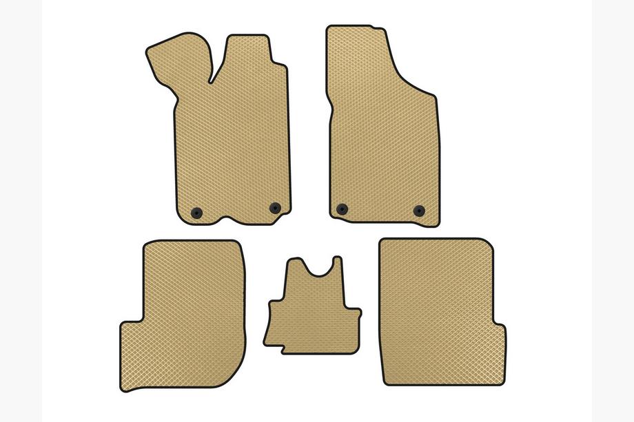 Audi 100 C3 1988-1991 EVA floor mats (1982-1991, Avant, Beige) Photo 1