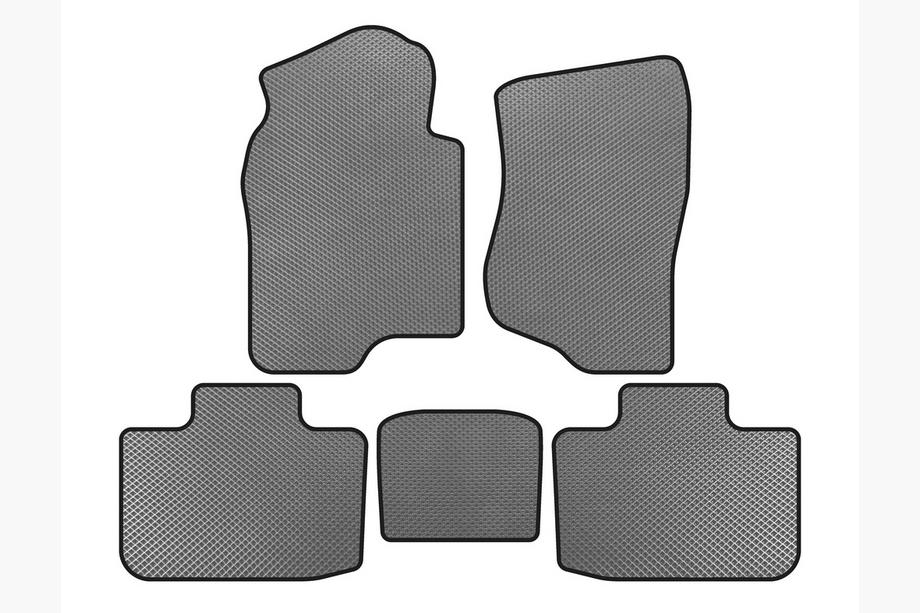 Cadillac Escalade 2007-2014 EVA Floor Mats (2 Rows, Gray) Photo 1