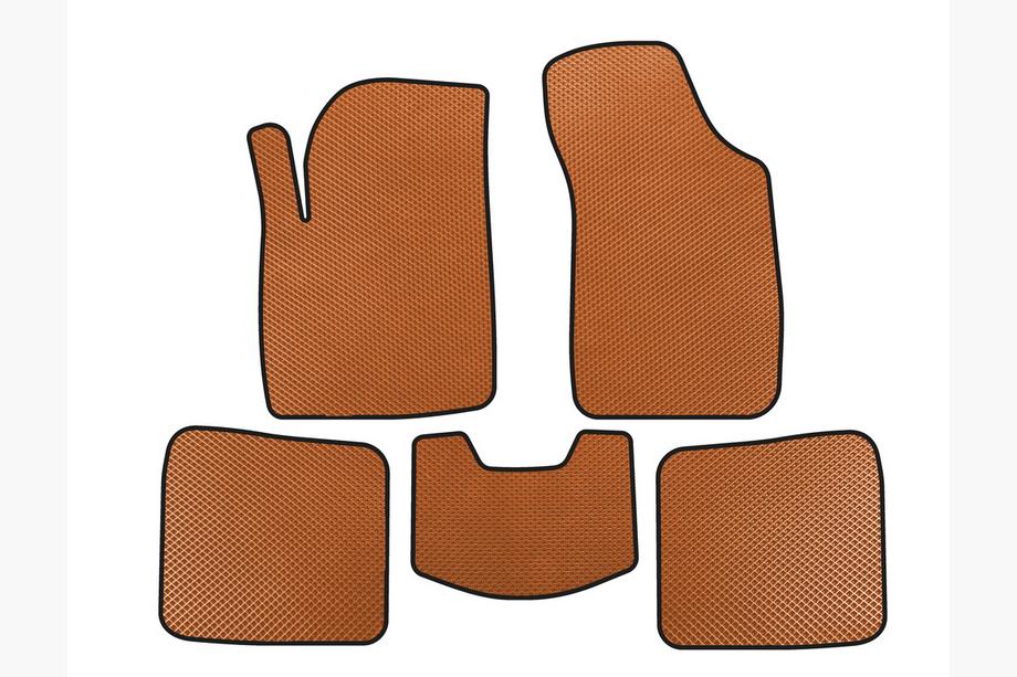 Chery E5 2011-2016 EVA Floor Mats (Orange) Image
