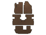Jetour X70 2018- EVA Floor Mats (3 Rows, Brown) photo 1