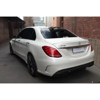 Rear bumper with diffuser (AMG C63-design 2014-2021)