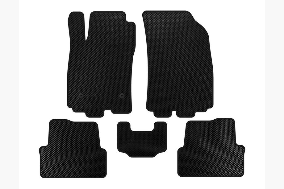 Chevrolet Sonic 2011-2022 EVA Floor Mats (HB, Black) Image