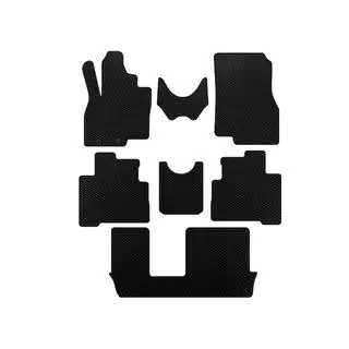 EVA Floor Mats (3 Rows, Black)