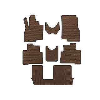 EVA Floor Mats (3 Rows, Brown) Mitsubishi Grandis 2003-2011