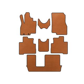 EVA Floor Mats (3 Rows, Orange) Mitsubishi Grandis 2003-2011