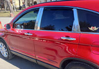 Honda CRV 2007-2011 Stainless Steel Door Pillar Trim (8 pcs) photo 7