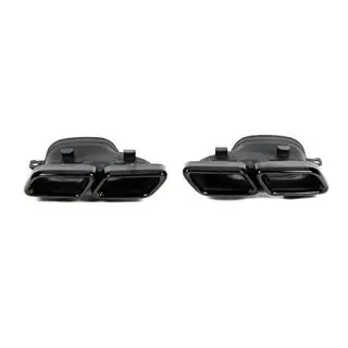 Exhaust Tips Black AMG