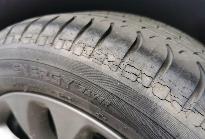 Why do car tires crack?