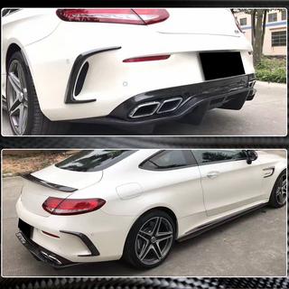 Rear Bumper Diffuser V2 (for Coupe/Cabriolet C63 AMG 2015-2019, Carbon) photo 3