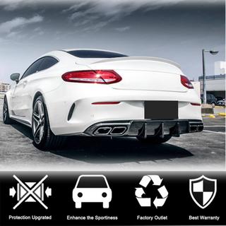 Rear Bumper Diffuser V1 for Coupe/Cabriolet C63 AMG 2015-2019 Carbon photo 3