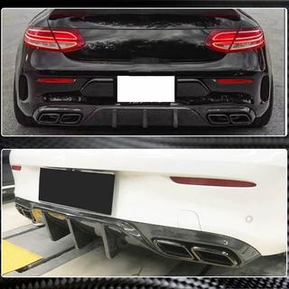 Rear Bumper Diffuser V1 for Coupe/Cabriolet C63 AMG 2015-2019 Carbon photo 4