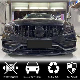 Front Bumper Lip V1 (for Coupe/Cabriolet C63 AMG 2015-2019, Carbon) photo 2