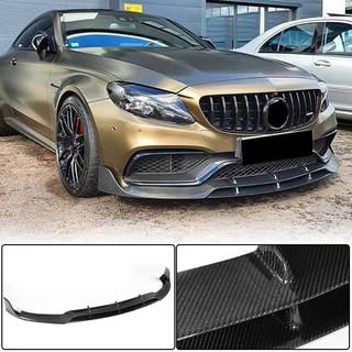Front Bumper Lip V2 (for Coupe/Cabriolet C63 AMG 2015-2019, Carbon) photo 2