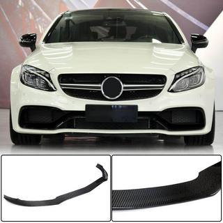 Front Bumper Lip V3 (for Coupe/Cabriolet C63 AMG 2015-2019, Carbon) photo 1