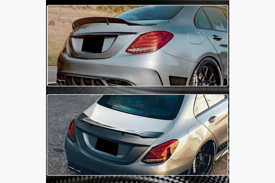 Mercedes C-class W205 2014-2021 Spoiler V1 (for SD 2015-2019, Carbon) Photo 5