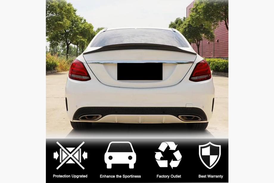 Mercedes C-class W205 2014-2021 Spoiler V4 (for SD 2015-2021, Carbon) Photo 3