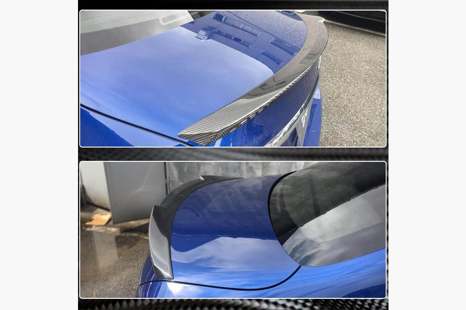Mercedes C-class W205 2014-2021 Spoiler V6 (for SD 2015-2021, Carbon) Photo 5