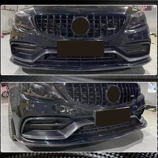 Carbon Fog Light Covers (for C63 AMG 2015-2019) photo 4