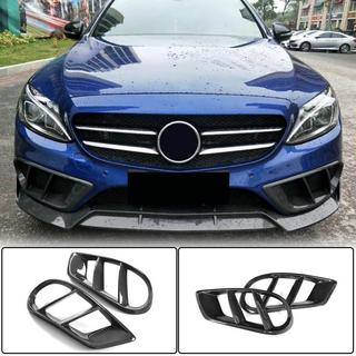 Carbon Fog Light Covers for C43 AMG 2015-2019 photo 1