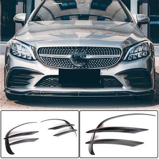 Front Bumper Extensions V1 for C43 AMG 2019-2021 Carbon photo 2