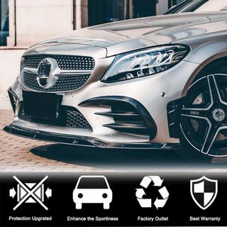 Front Bumper Extensions V1 for C43 AMG 2019-2021 Carbon photo 4