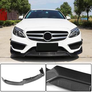 Front Bumper Lip V2 for C43 AMG 2015-2019 Carbon photo 1