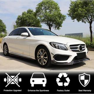 Front Bumper Lip V2 for C43 AMG 2015-2019 Carbon photo 3