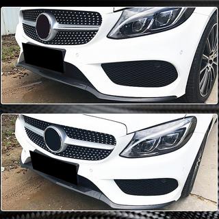 Front Bumper Lip V4 for C43 AMG 2015-2019 Carbon photo 4