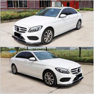 Front Bumper Lip V5 for C43 AMG 2015-2019 Carbon photo 3