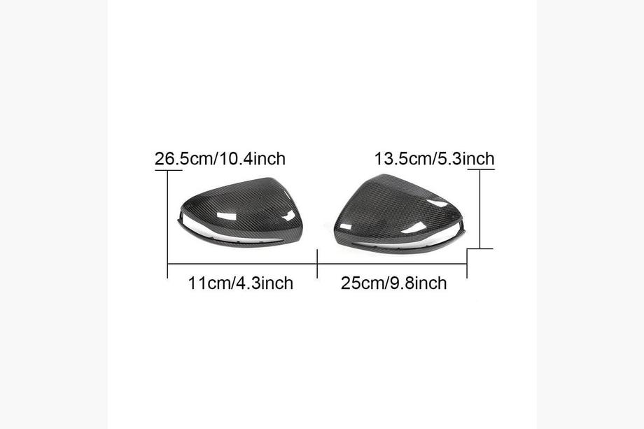 Mercedes C-class W205 2014-2021 Mirror Covers V1 (Carbon) Photo 3