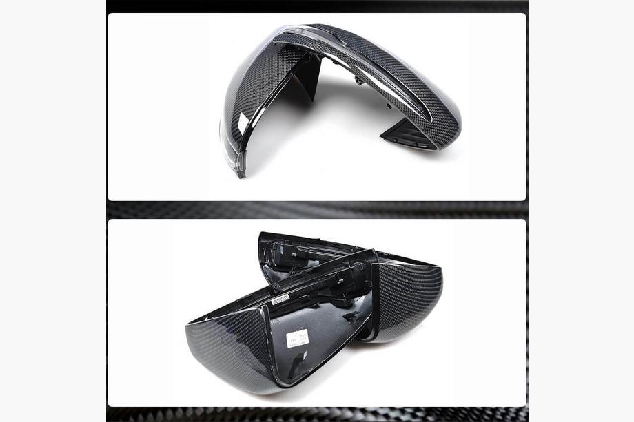 Mercedes C-class W205 2014-2021 Mirror Covers V2 (Carbon) Photo 4
