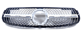 Mercedes GLC X253 2015-2022 Front Grille Diamond Silver (for GLC 43 AMG/GLC 63 AMG/AMG-Line 2019-2022) photo 2
