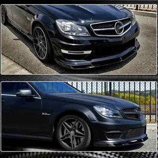Front Bumper Lip V1 for AMG 2012-2014 Carbon photo 3