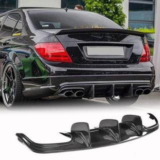 Rear Bumper Diffuser V1 for AMG SD 2008-2011, Carbon photo 1