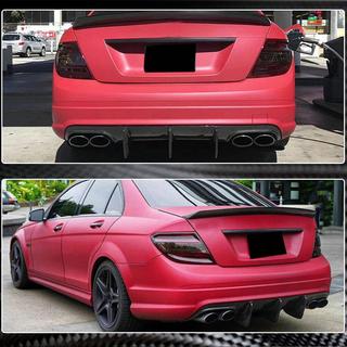 Rear Bumper Diffuser V1 for AMG SD 2008-2011, Carbon photo 4