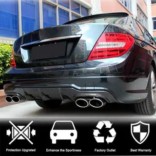 Rear Bumper Diffuser V1 for AMG SD/Coupe 2012-2014 Carbon photo 2