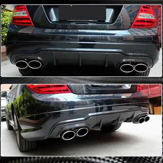 Rear Bumper Diffuser V1 for AMG SD/Coupe 2012-2014 Carbon photo 3
