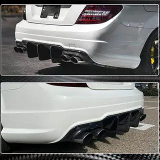 Rear Bumper Diffuser V2 for AMG SD/Coupe 2012-2014 Carbon photo 3