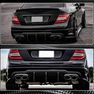 Rear Bumper Diffuser V2 for AMG SD/Coupe 2012-2014 Carbon photo 4