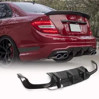 Rear Bumper Diffuser V3 for AMG SD/Coupe 2012-2014 Carbon photo 1