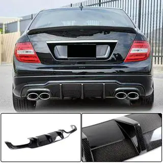 Rear Bumper Diffuser V3 for AMG SD/Coupe 2012-2014 Carbon photo 2