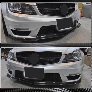 Front Bumper Lip V2 Overlay (for AMG 2012-2014, Dry Carbon) photo 3