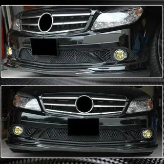 Front Bumper Lip Spoiler (for AMG-Line 2008-2011, Carbon) photo 4