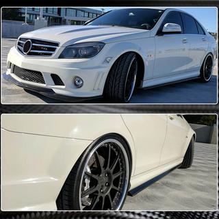 Side Skirts (for AMG SD, Carbon) Mercedes C-class W204 2007-2015 photo 4